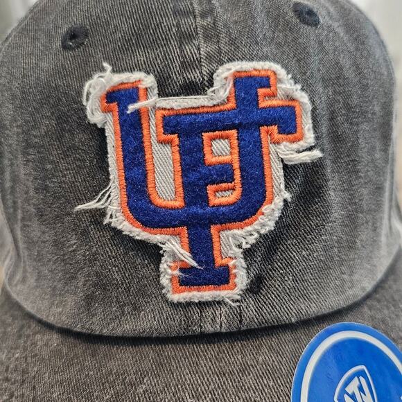 University of Florida Gators Strapback Hat Cap Gray Blue UF NCAA Distressed - Picture 2 of 10